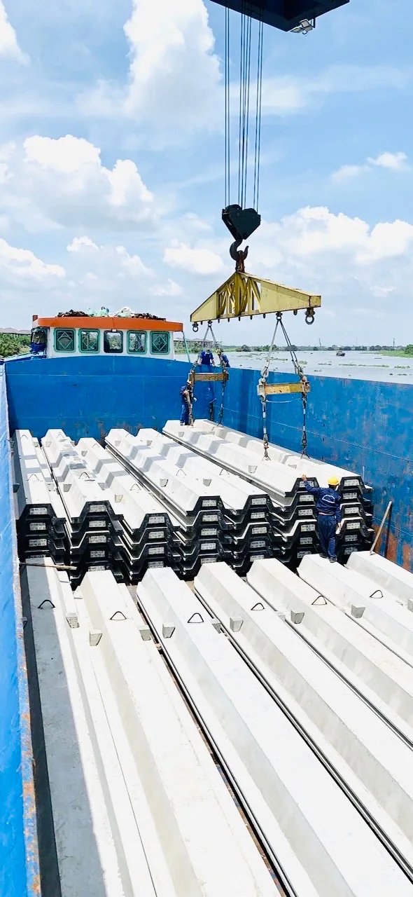 Concrete Piles Cargo cargo operation